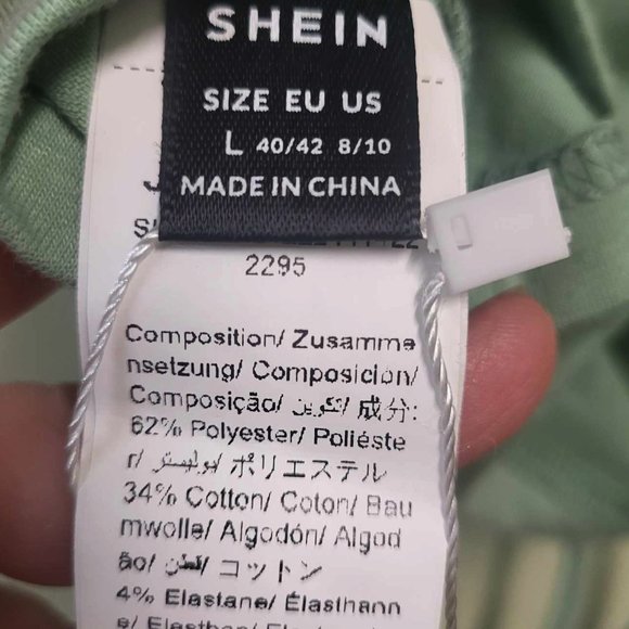 NWT SHEIN EZ Wear Crop Top Size Large - Picture 5 of 9